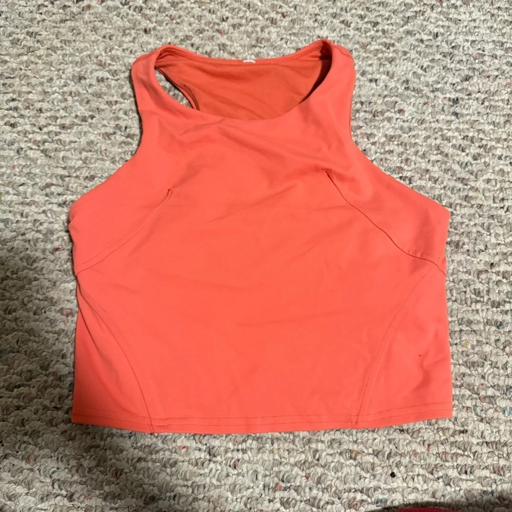 Lululemon Invigorate Training Tank Top Pale Raspberry- Size 6
